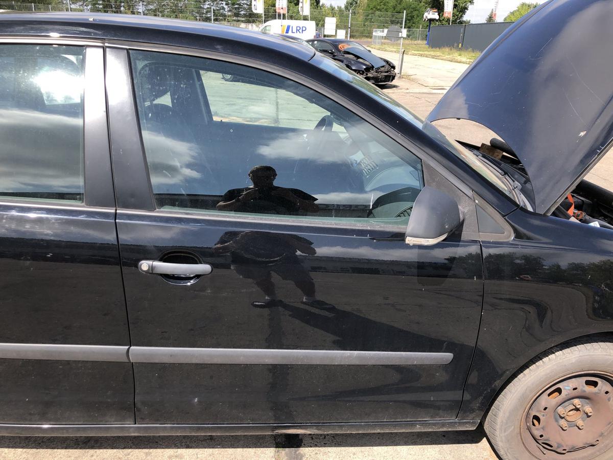 VW Polo 9N3 T&uuml;r vorn rechts Beifahrert&uuml;r im Rohbau L041 Brillantschwarz 5 t&uuml;rer