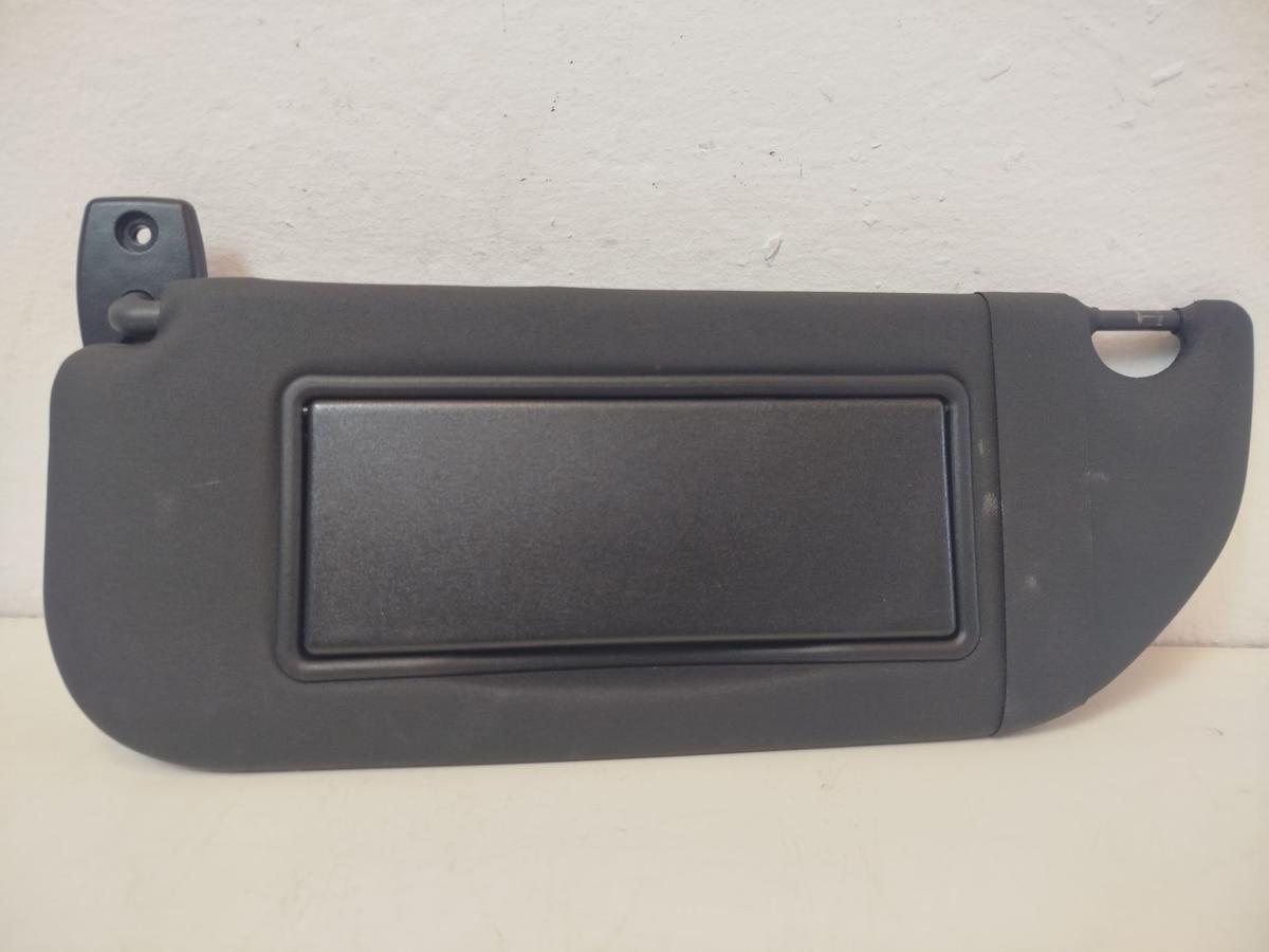 Citroen DS3 Sport Chic Sonnenblende vorn links Fahrerseite schwarz mit Spiegel