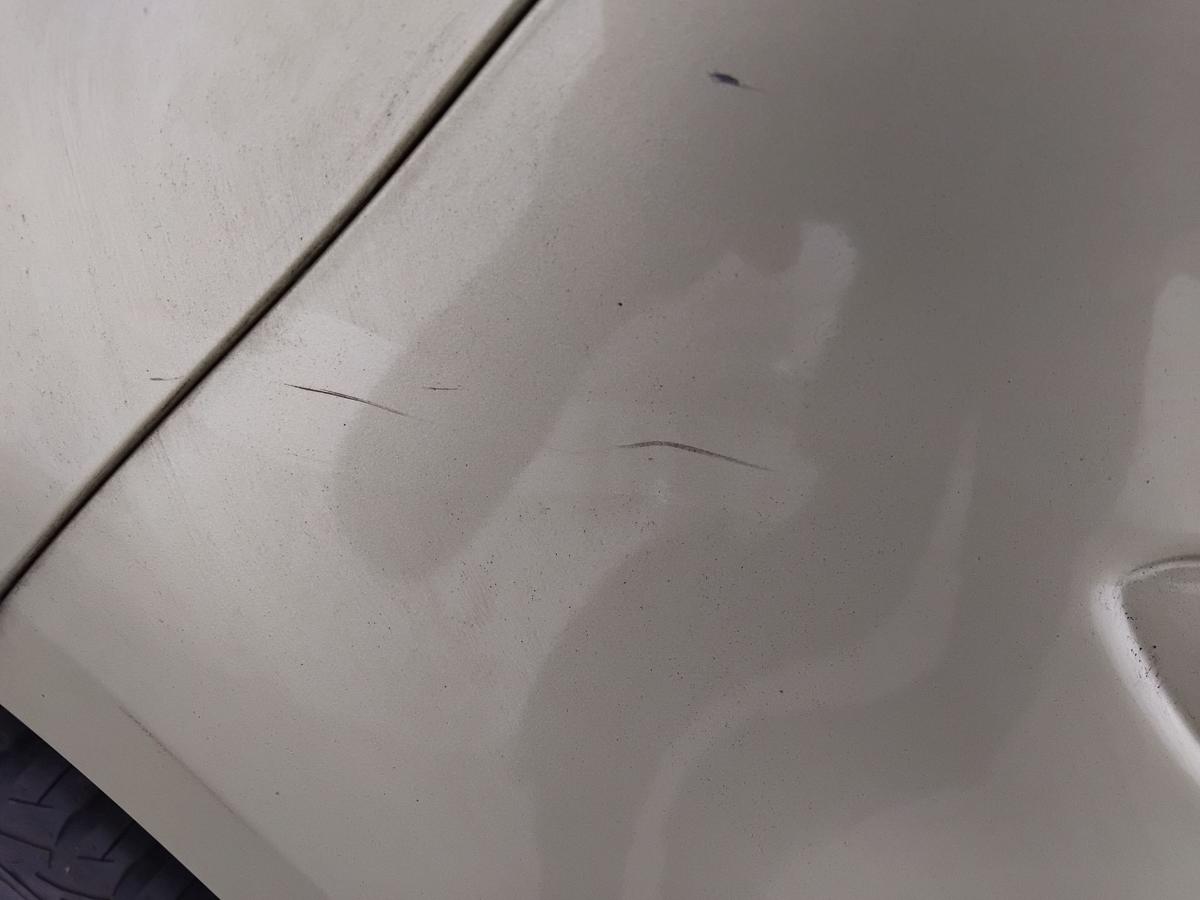 Opel Corsa D original Sto&szlig;f&auml;nger Sto&szlig;stange hinten 3-T&uuml;rer BJ2006 Z30E Green Tea