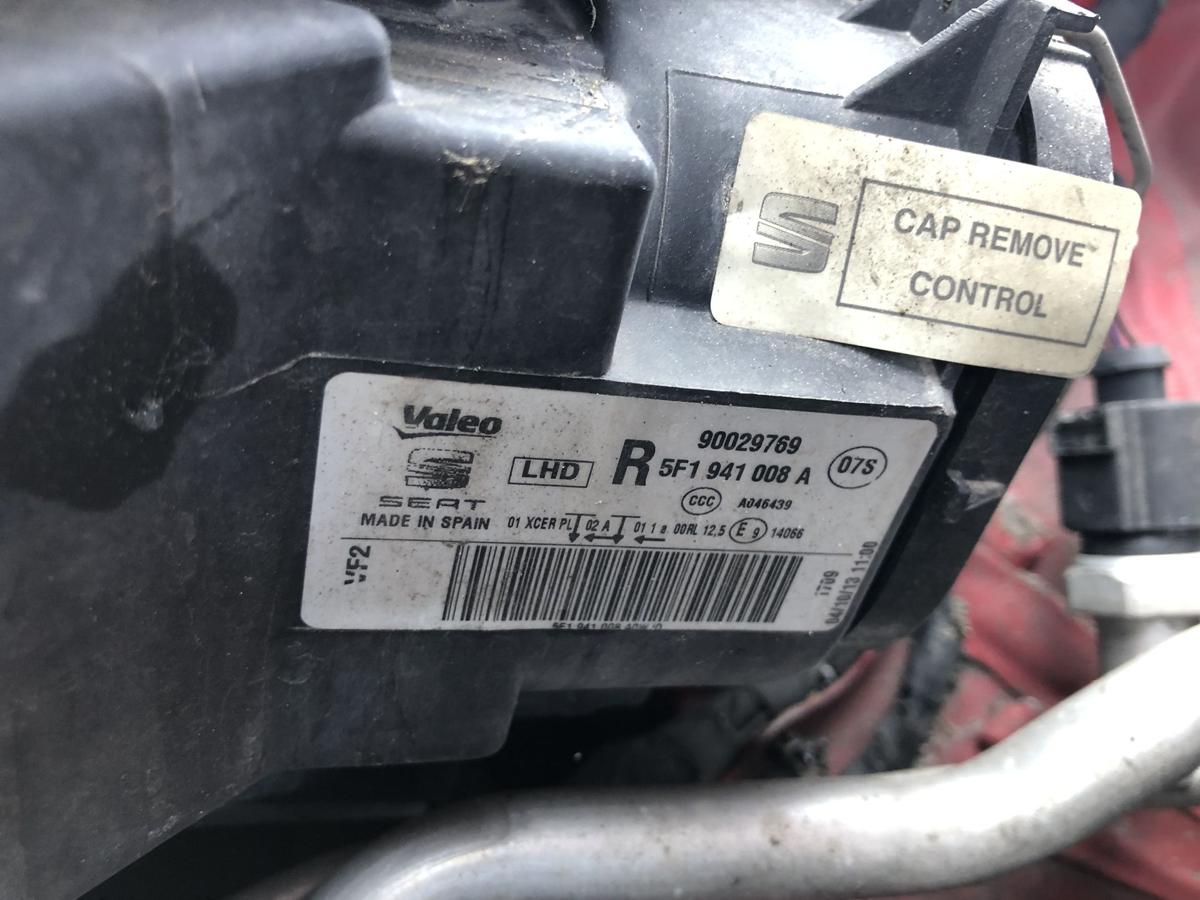Seat Leon 5F Scheinwerfer vorn rechts Hauptscheinwerfer Voll LED Tr&uuml;b Valeo