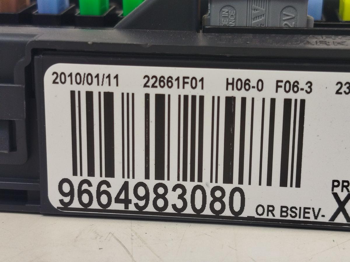 Citroen DS3 Sport Chic Sicherungskasten BCM Modul Sicherungstr&auml;ger Steuerteil