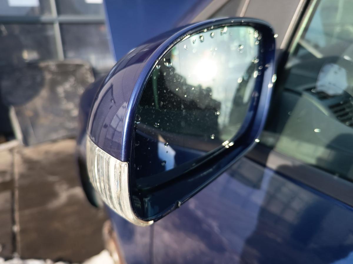 VW Touran 1T original Aussenspiegel links elektrisch B5N Indigoblau Bj 2006
