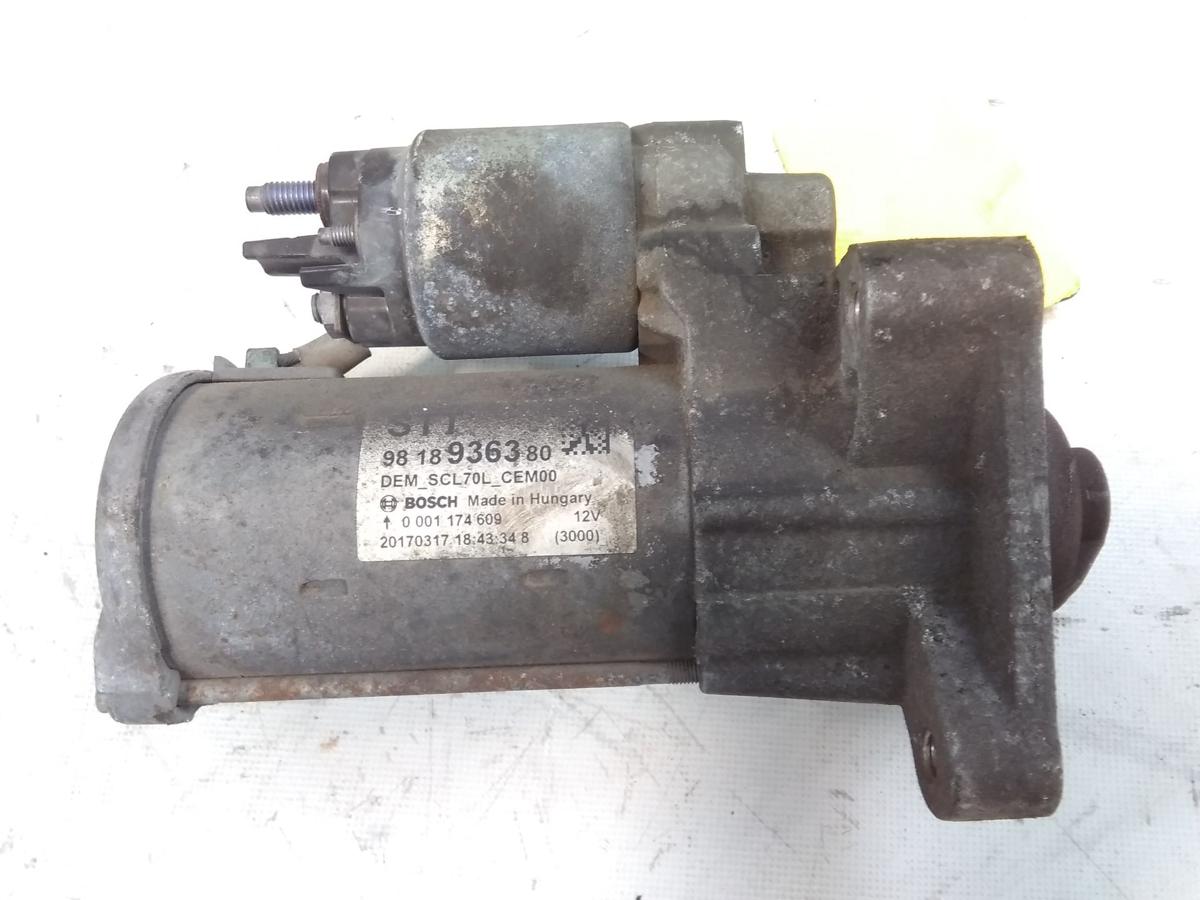 Peugeot Boxer 3 Typ 250 original Anlasser Starter 2.0BlueHDI 96kw Bj.2017