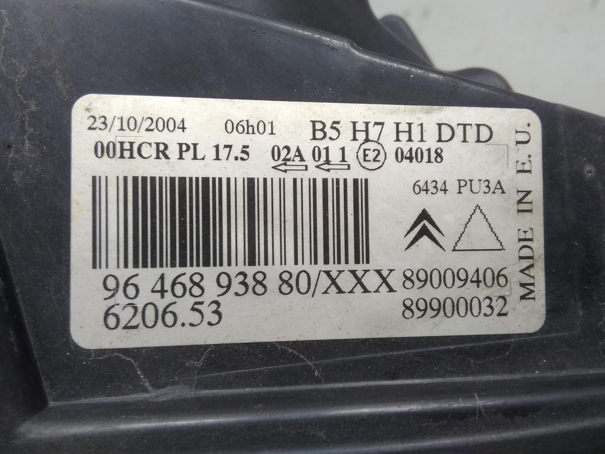 Citroen C4 Coupe original Scheinwerfer vorn rechts Halogen mit LWR BJ2005