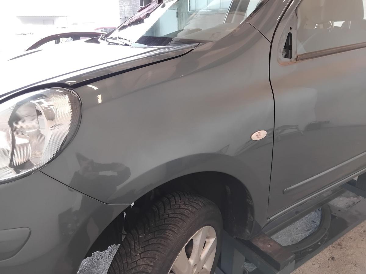 Nissan Micra 4 K13 original Kotfl&uuml;gel vorn links FAA Greyish Green Pearl BJ2013