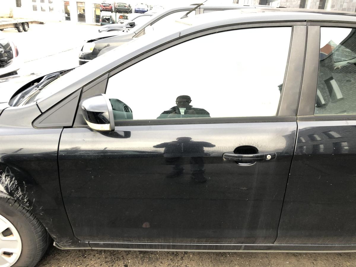 Ford Focus DA3 ab08 Tür vorne links Fahrertür Panther Schwarz Metallic 5trg