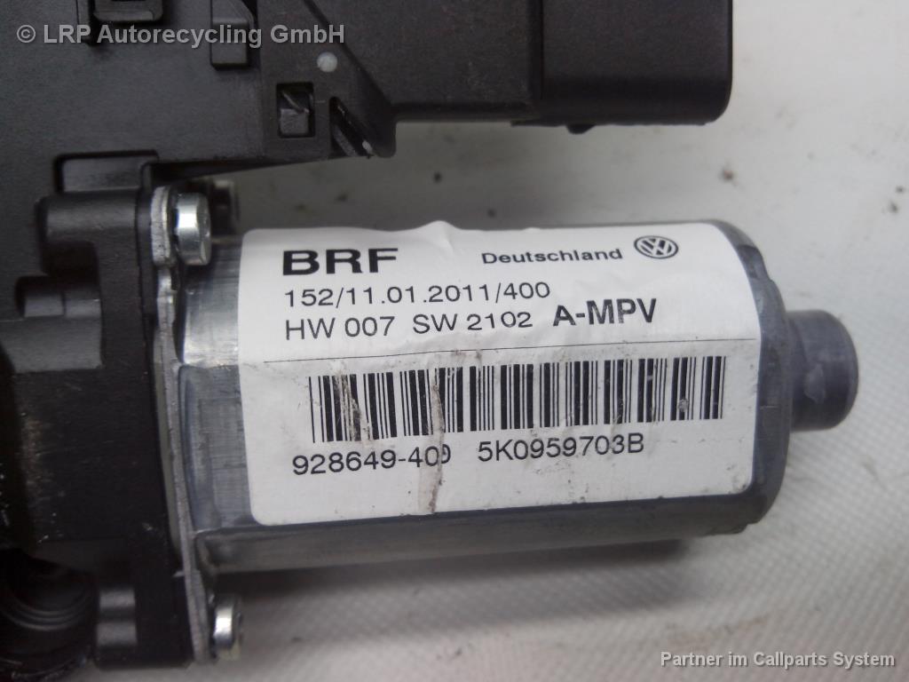 VW Touran 1T3 BJ2011 original Fensterhebermotor 5K0959703B Steuergerät 0130821567