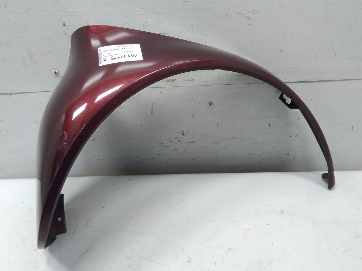 Smart Coupe 450 original Kotflügel Stoßstangenecke hinten rechts Bj.2005 dunkelrotmetallic