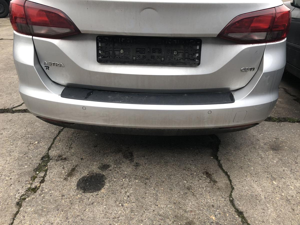 Opel Astra K B16 Caravan Stoßfänger hinten Heckschürze mit PDC Z176 Argonsilber