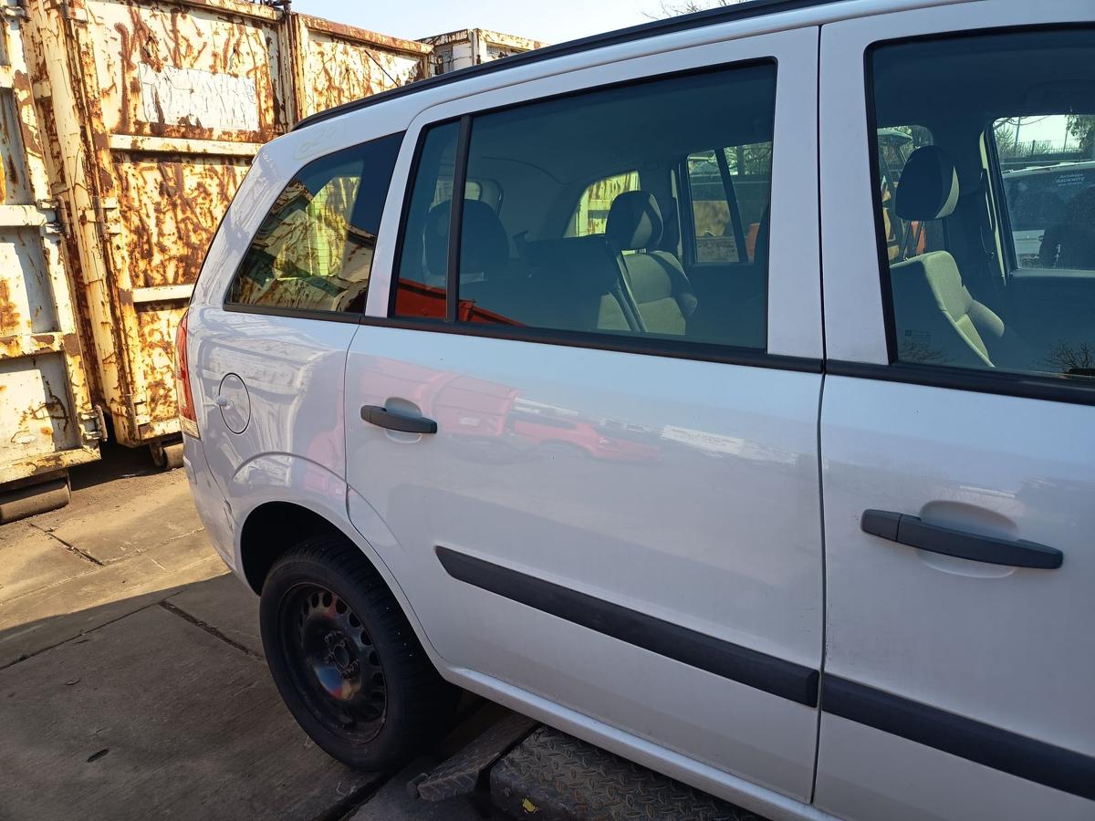 Opel Zafira B original T&uuml;r hinten rechts Z40R Weiss Baujahr 2009