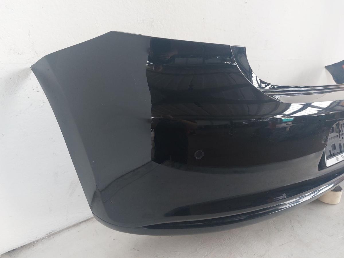 VW Polo 6R Sto&szlig;f&auml;nger hinten Hecksch&uuml;rze mit PDC 3/5-t&uuml;rer L041 Brillantschwarz