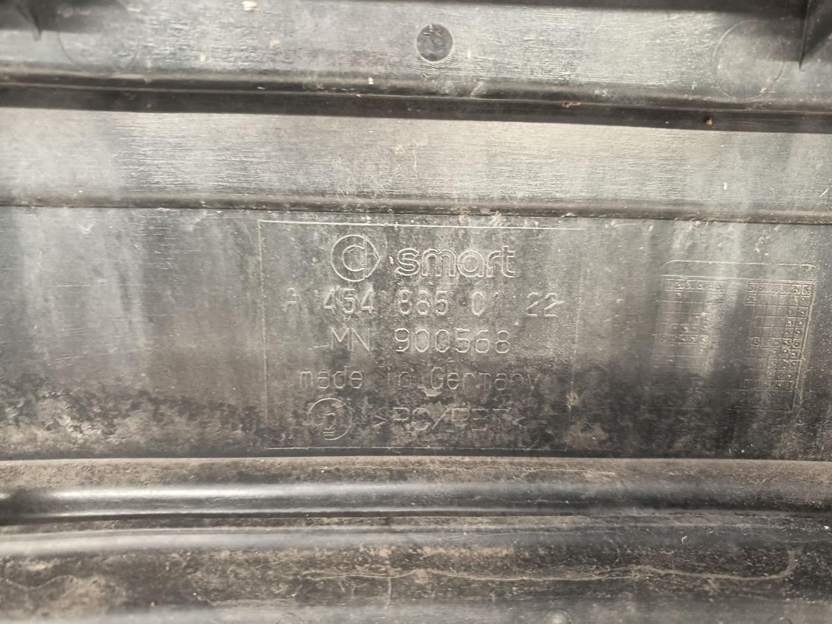 Smart 454 original Sto&szlig;stange F&auml;nger vorn mitte Front EAF Star Blue Bj 2006