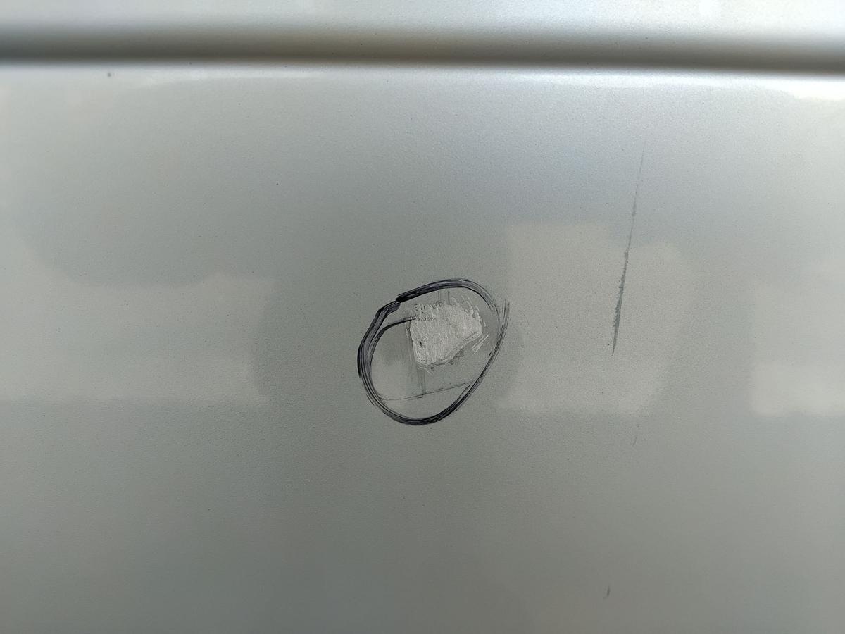 Mercedes Benz 190 W201 T&uuml;r vorn links Fahrert&uuml;r BJ1991 Mopf 744 brillantsilbermetallic