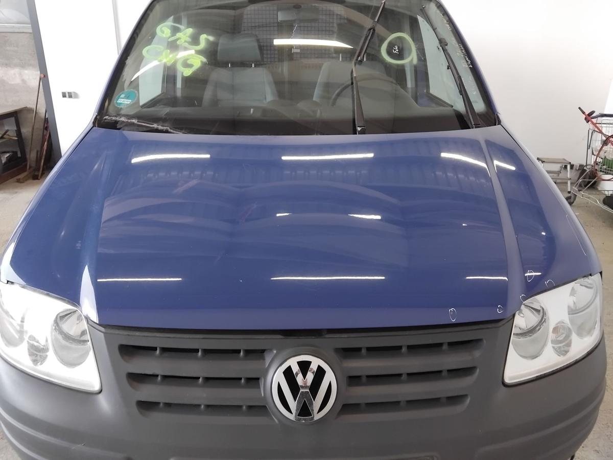 VW Caddy 2K original Motorhaube Deckel vorn LA5C Surfblau BJ2009 Rost
