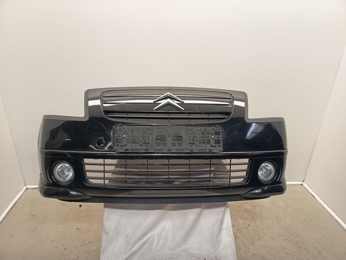 Citroen C2 VTR orig Stoßfänger Stoßstange vorn EXY Schwarz Bj 2006