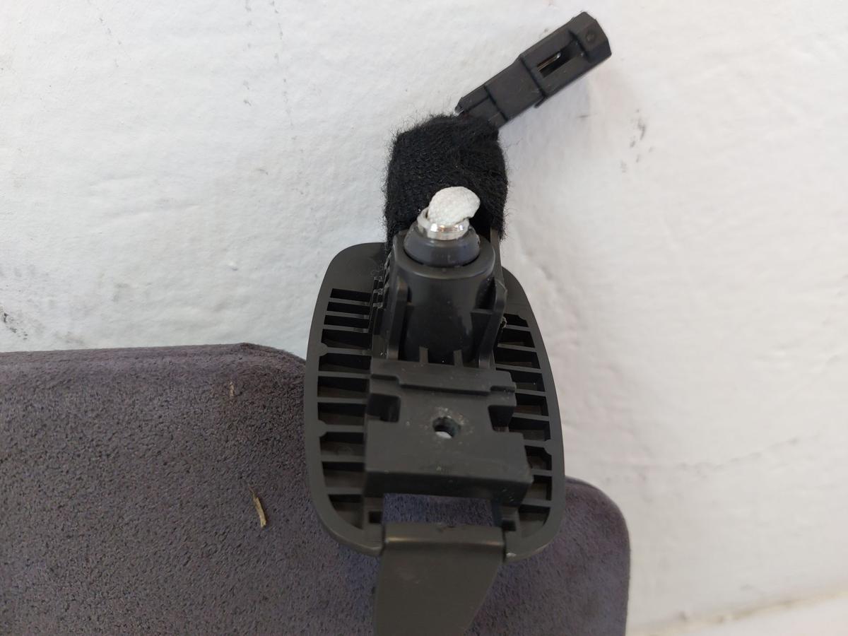 NIO ET7 Elektro Sonnenblende links Spiegel beleuchtet Alcantara Microfaser grau