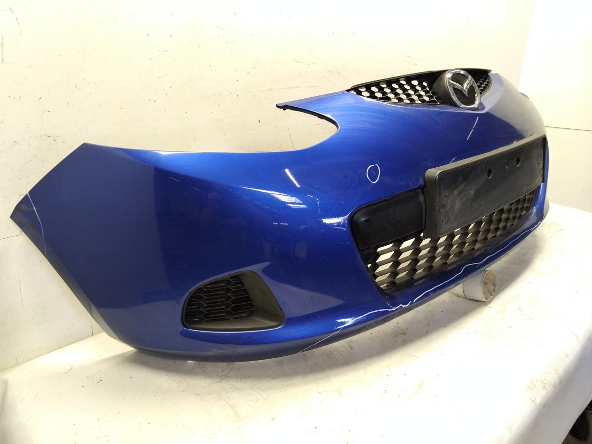Mazda 2 DE original So&szlig;stange Stossf&auml;nger vorn blaumetallic BJ2009