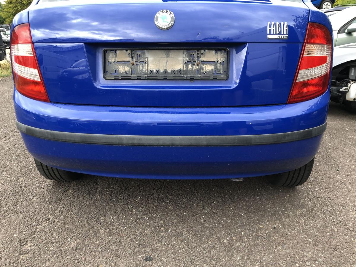 Skoda Fabia 6Y Sto&szlig;f&auml;nger hinten Hecksch&uuml;rze 5 t&uuml;rer LF5K Dynamic Blau