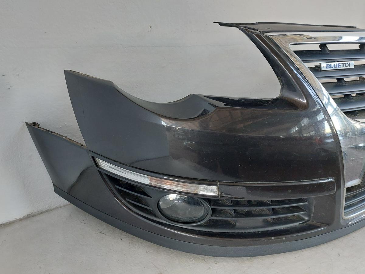 VW Passat 3C B6 Sto&szlig;f&auml;nger vorn Frontsch&uuml;rze Grill Nebel LC8Z Moccabrown