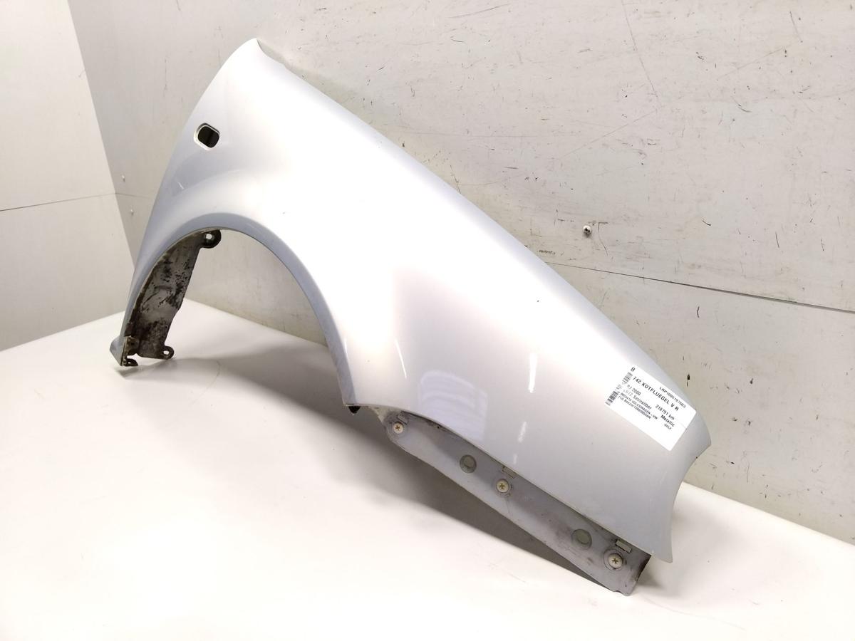 VW Golf 4 1J original Kotfl&uuml;gel vorn rechts LB7Z Satinsilber Metallic BJ2000