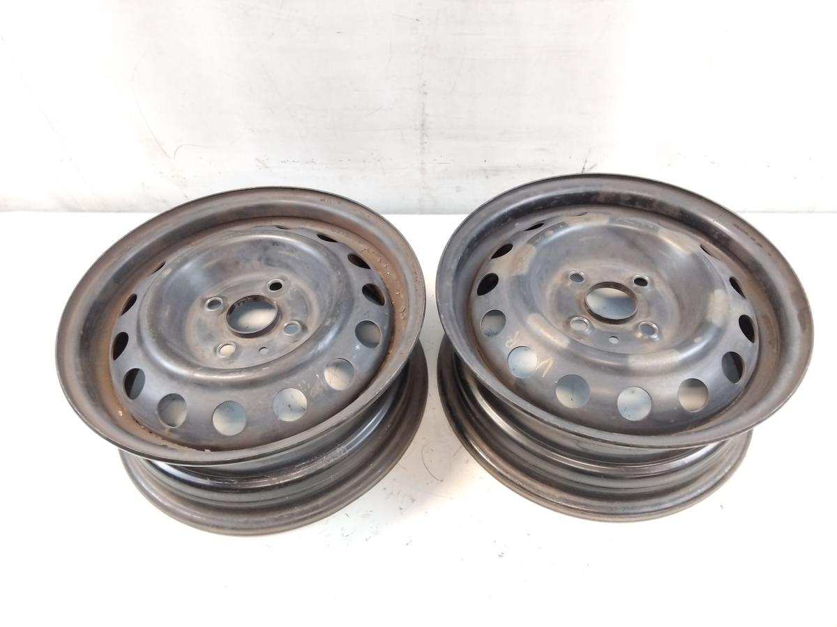 Kia Rio 2 DE original Satz Stahlfelgen 14 Zoll 5.5JX14H2 ET46 BJ2006