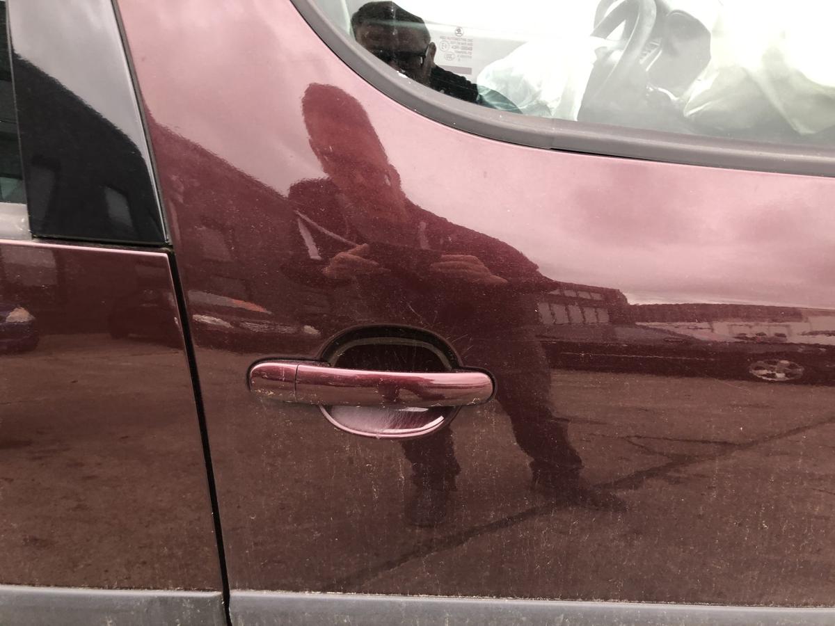 Skoda Roomster 5J T&uuml;r vorn rechts Beifahrert&uuml;r im Rohbau LF3X Rosso Brunello