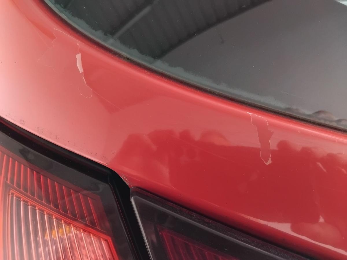 Mitsubishi Colt Z30 Facelift Heckklappe 3-türig P04 Amazonrot inkl. Scheibe BJ2009