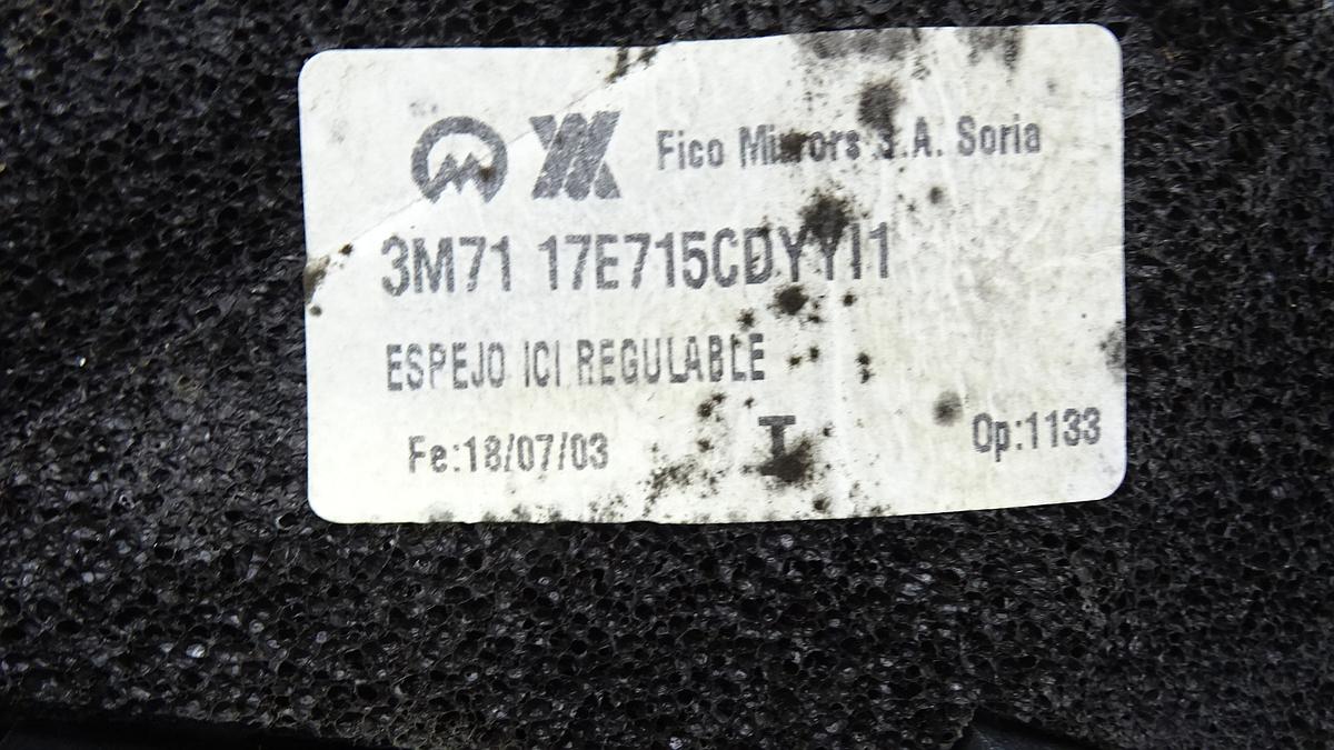 Mazda 2 Außenspiegel links in unlackiert schwarz Bj2003 3M7117E715CD manuell DY