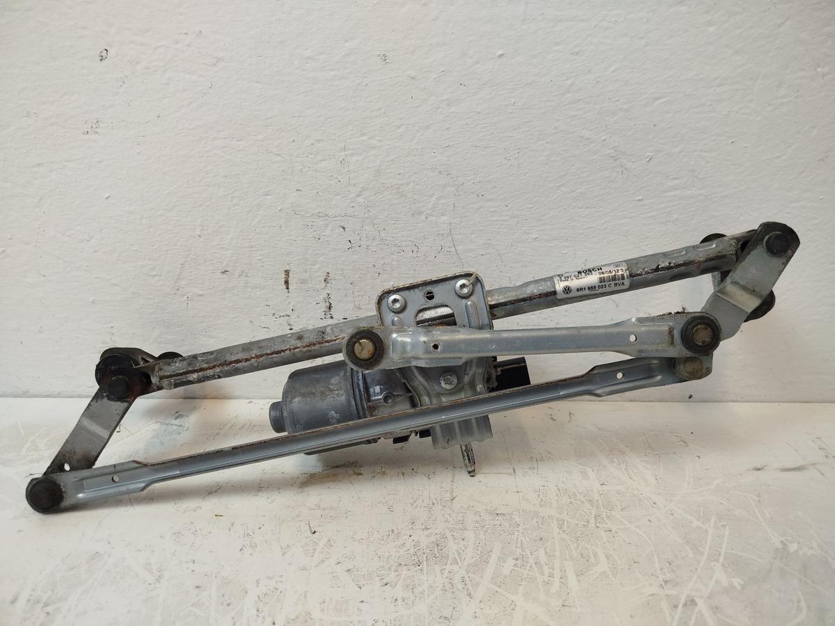 VW Polo 6R Wischermotor vorn Wischergest&auml;nge Wischerantrieb OEM Scheibenwischer