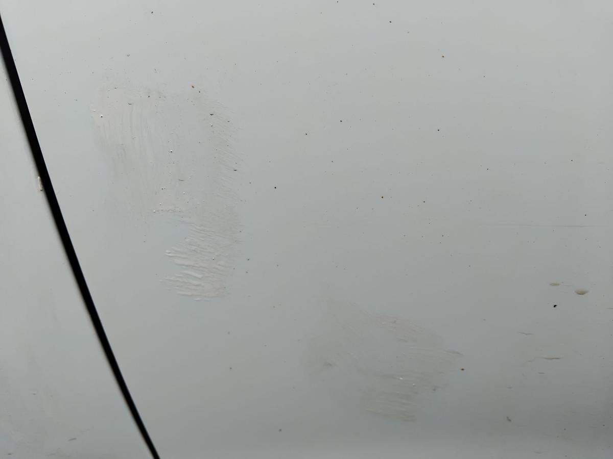 Ford Fiesta JA8 T&uuml;r vorn links Fahrert&uuml;r 3-T&uuml;rer frostwei&szlig; BJ2009