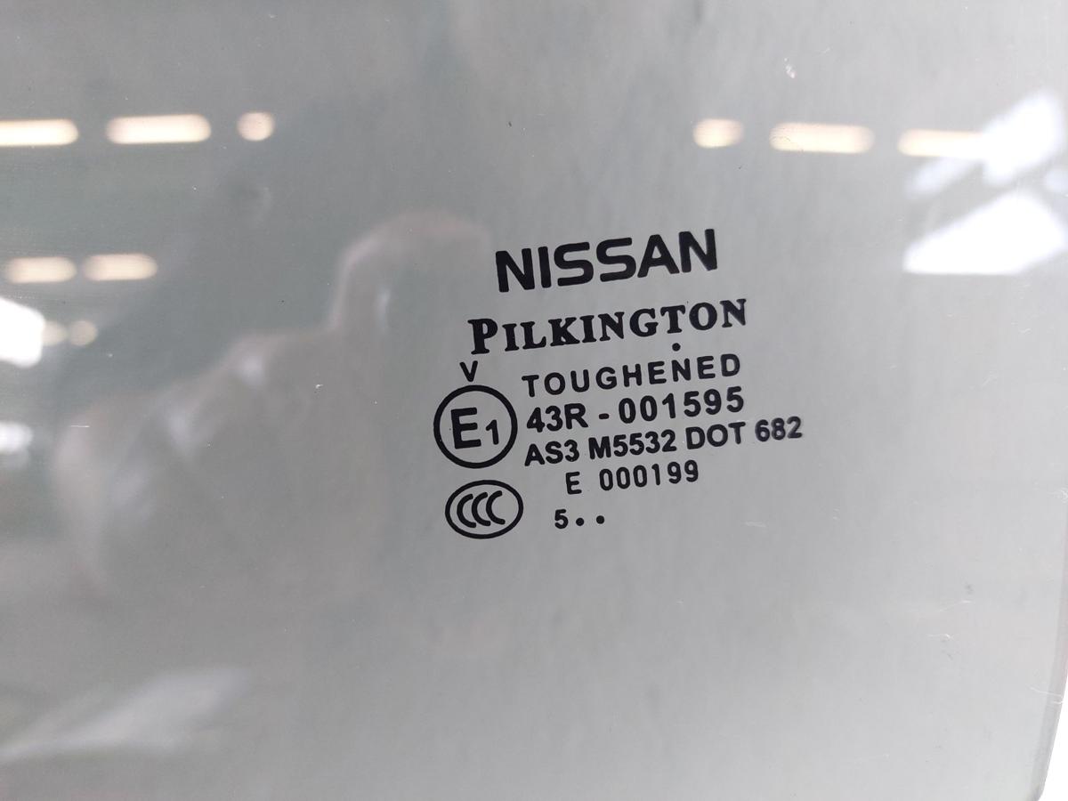 Nissan Qashqai J11 T&uuml;rscheibe hinten links Seitenscheibe Werkst&ouml;nung