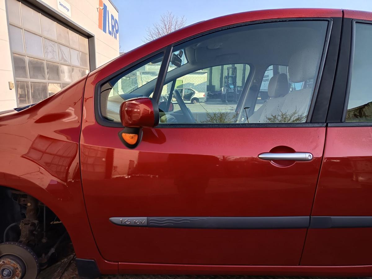Renault Modus original T&uuml;r vorne links TEB76 Red of Fire Baujahr 2005