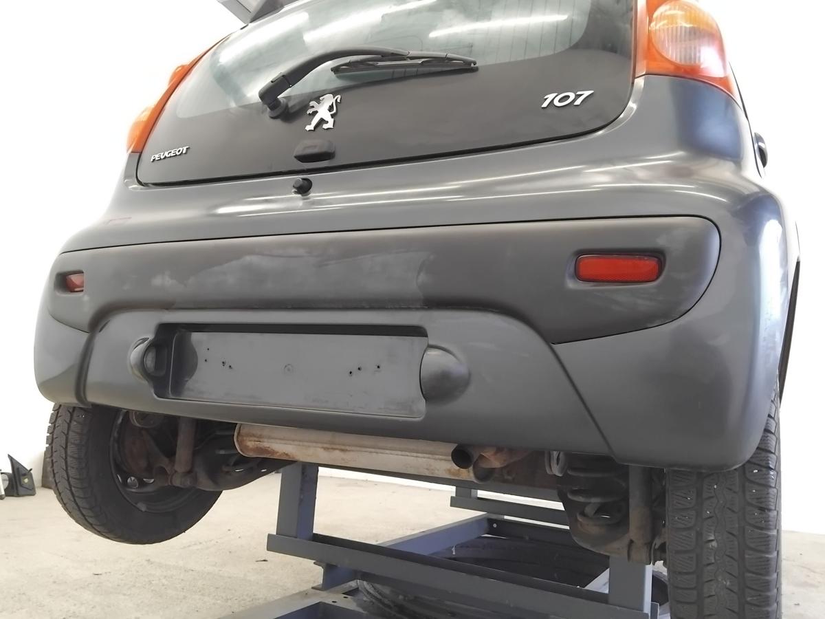 Peugeot 107 original Sto&szlig;stange Sto&szlig;f&auml;nger hinten KTA dark grey mica BJ2009