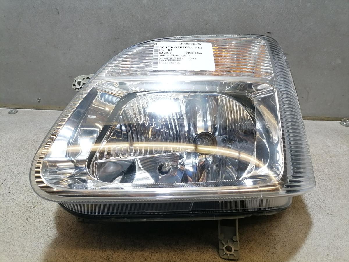 Opel Agila A Scheinwerfer vorn links Lampe BJ06