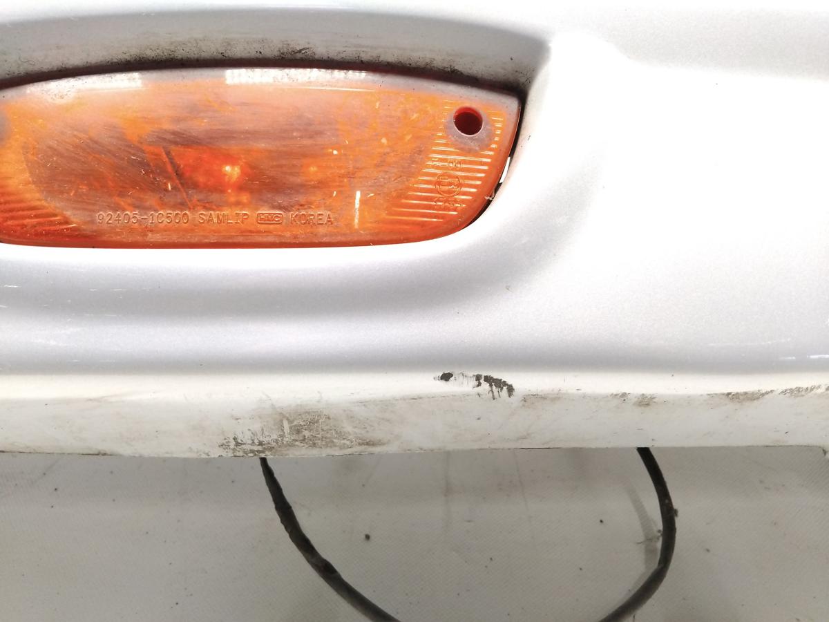 Hyundai Getz original Sto&szlig;f&auml;nger Sto&szlig;stange hinten Space Silver Facelift BJ2006