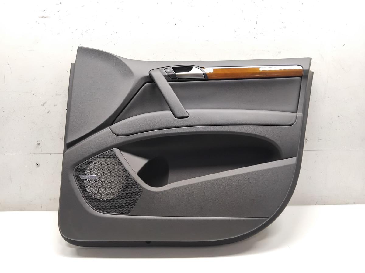 Audi Q7 4L original T&uuml;rverkleidung T&uuml;r vorn rechts BOSE Kunstleder Soul schwarz