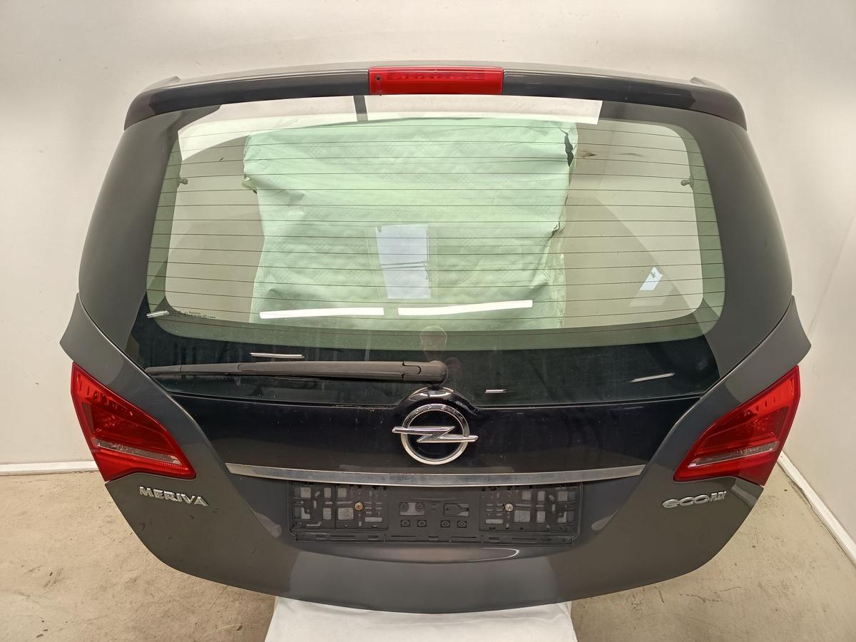 Opel Meriva B orig Heckklappe mit Scheibe Kofferraum Z190 Phantomgrau Bj 2013