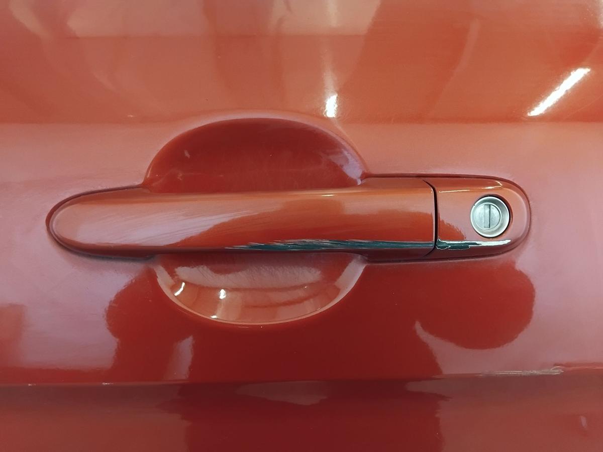 Hyundai Accent 3 MC T&uuml;r vorn links Fahrert&uuml;r 3-t&uuml;rig N8 Tango Red BJ2007