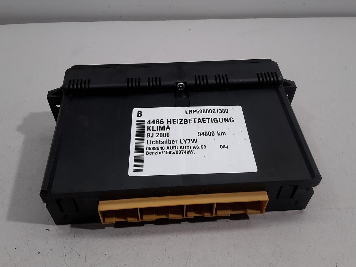 Audi A3 8L org Heizungsbet&auml;tigung Klimaautomatik 1595ccm 74kw Bj 2000