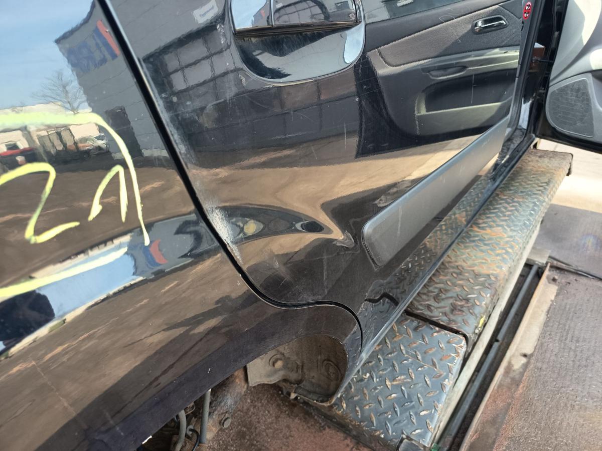 Kia Rio II 5t&uuml;rer original T&uuml;r hinten rechts Fond Midnight Black Bj 2009