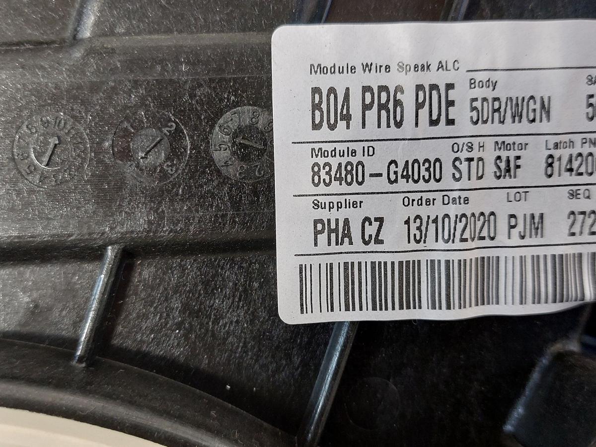 Hyundai i30 PD Mild Hybrid Fensterheber hinten rechts elektrisch auf Grundplatte