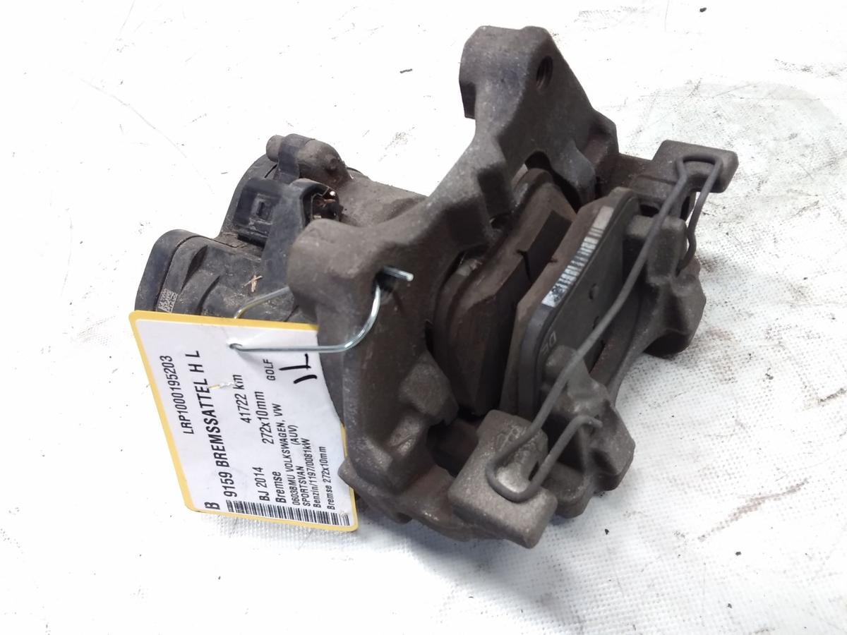VW Golf Sportsvan original Bremssattel Hinterachse links 272x10mm Bj.2014