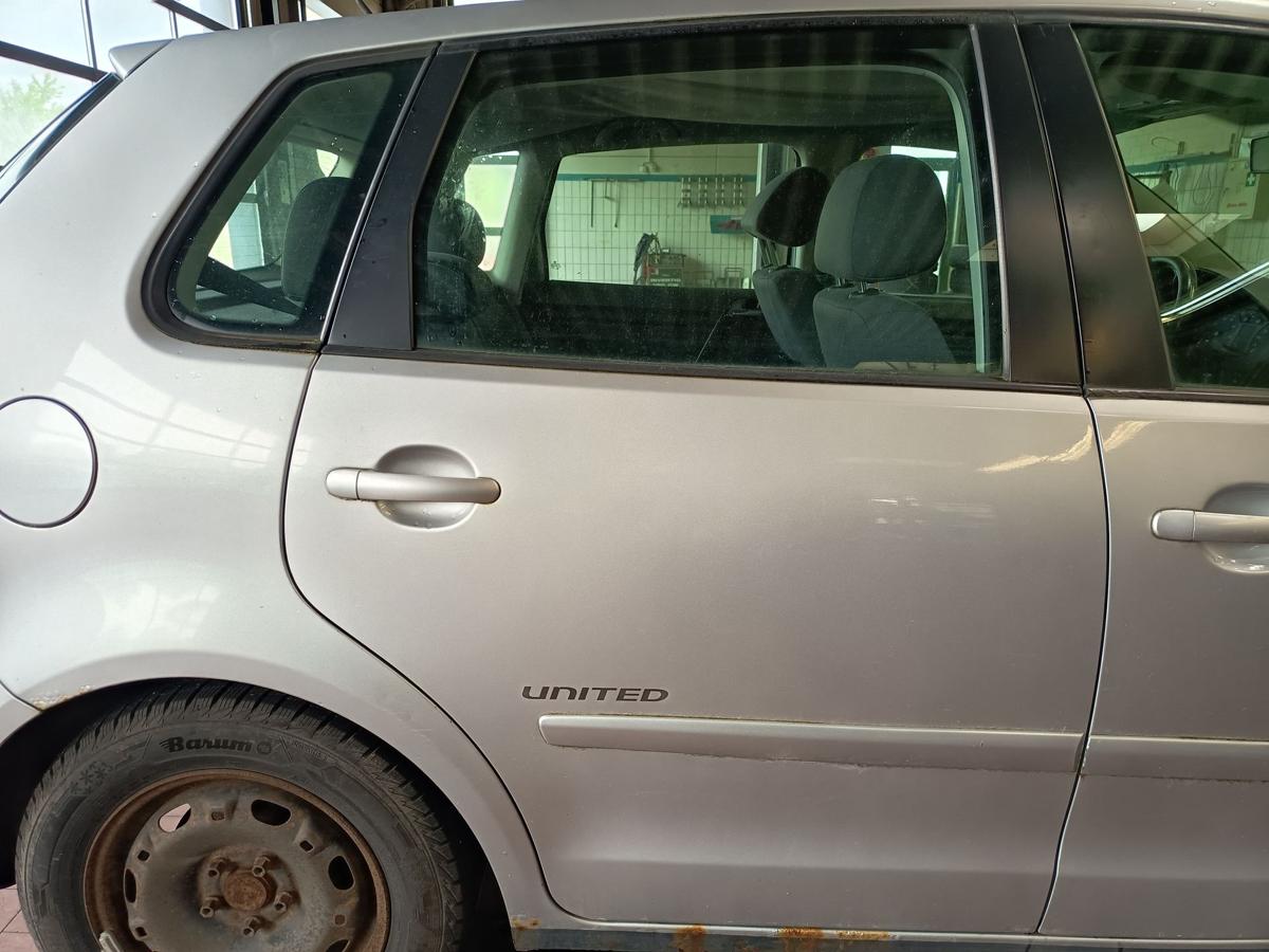 VW Polo 9N3 original T&uuml;r hinten rechts LA7W Reflexsilber Baujahr 2009