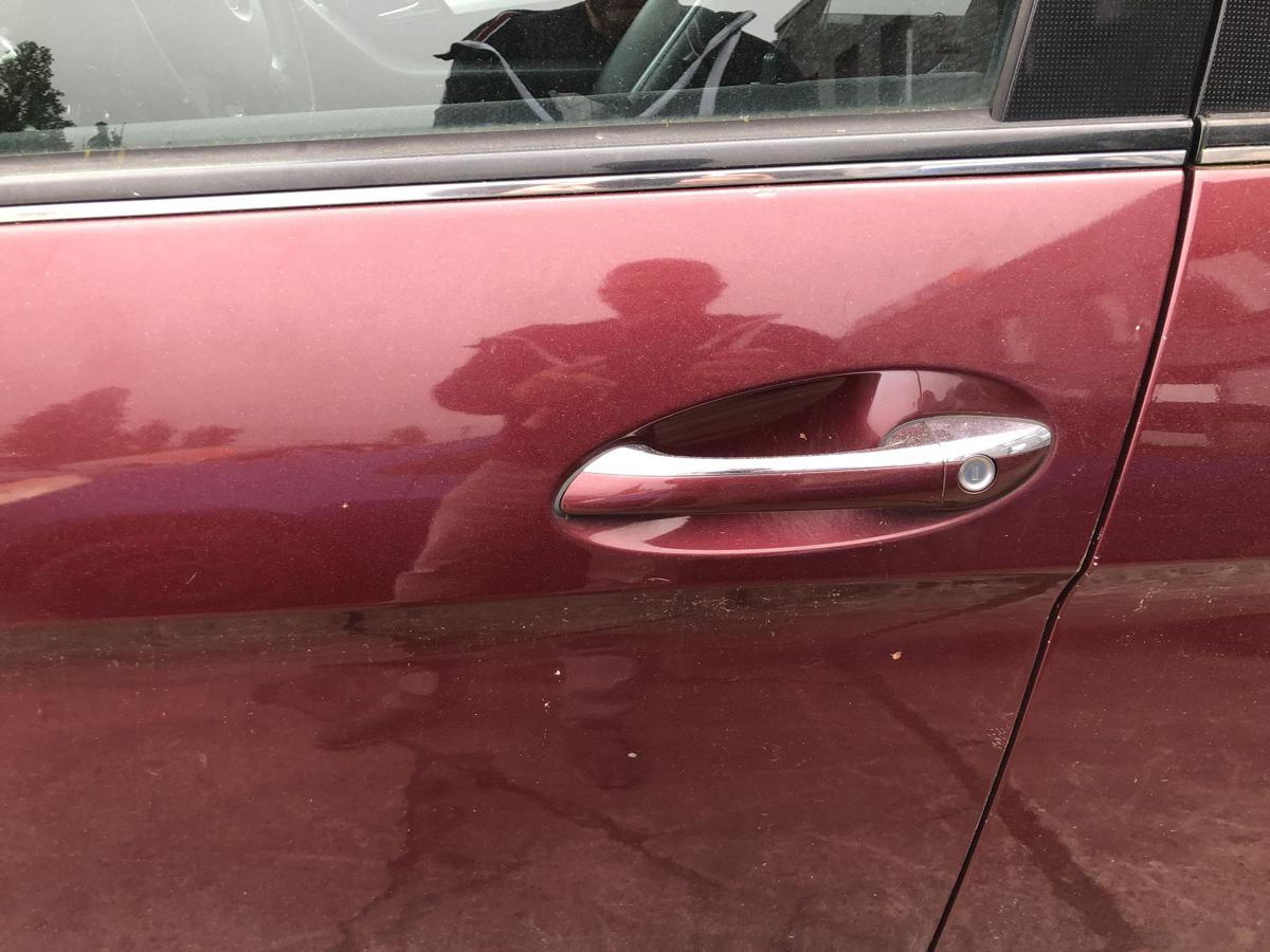 Mercedes B Klasse W245 T&uuml;r vorn links Fahrert&uuml;r Anrostungen 597 Saturnrotmet.