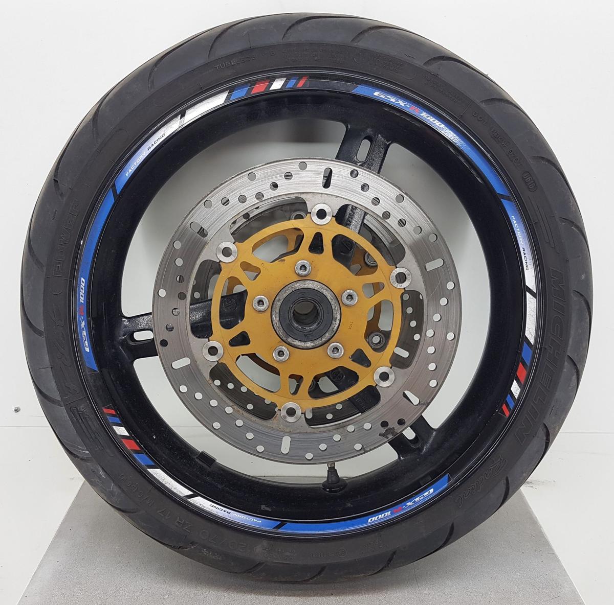 Suzuki GSX R1000 K3 K4 Felge vorn Vorderradfelge Bj2003 17x3,50 Vorderrad Wheel