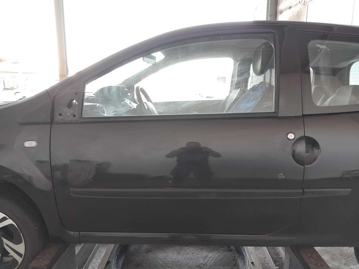 Renault Twingo 2 T&uuml;r vorn links Fahrert&uuml;r schwarz NV676 BJ2014