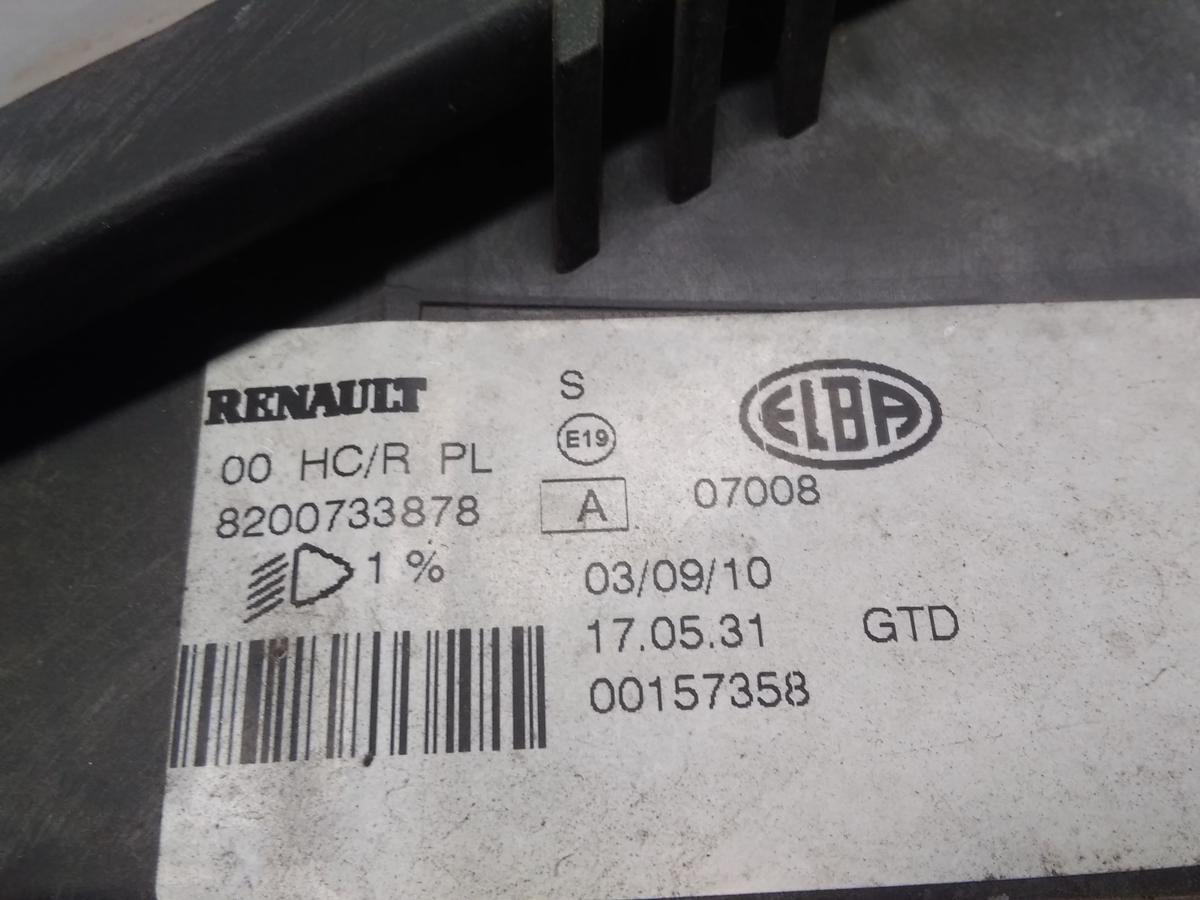 Dacia Sandero 1 orig.Scheinwerfer links Elba f&uuml;r Bowdenzug LWR BJ2010 8200733878