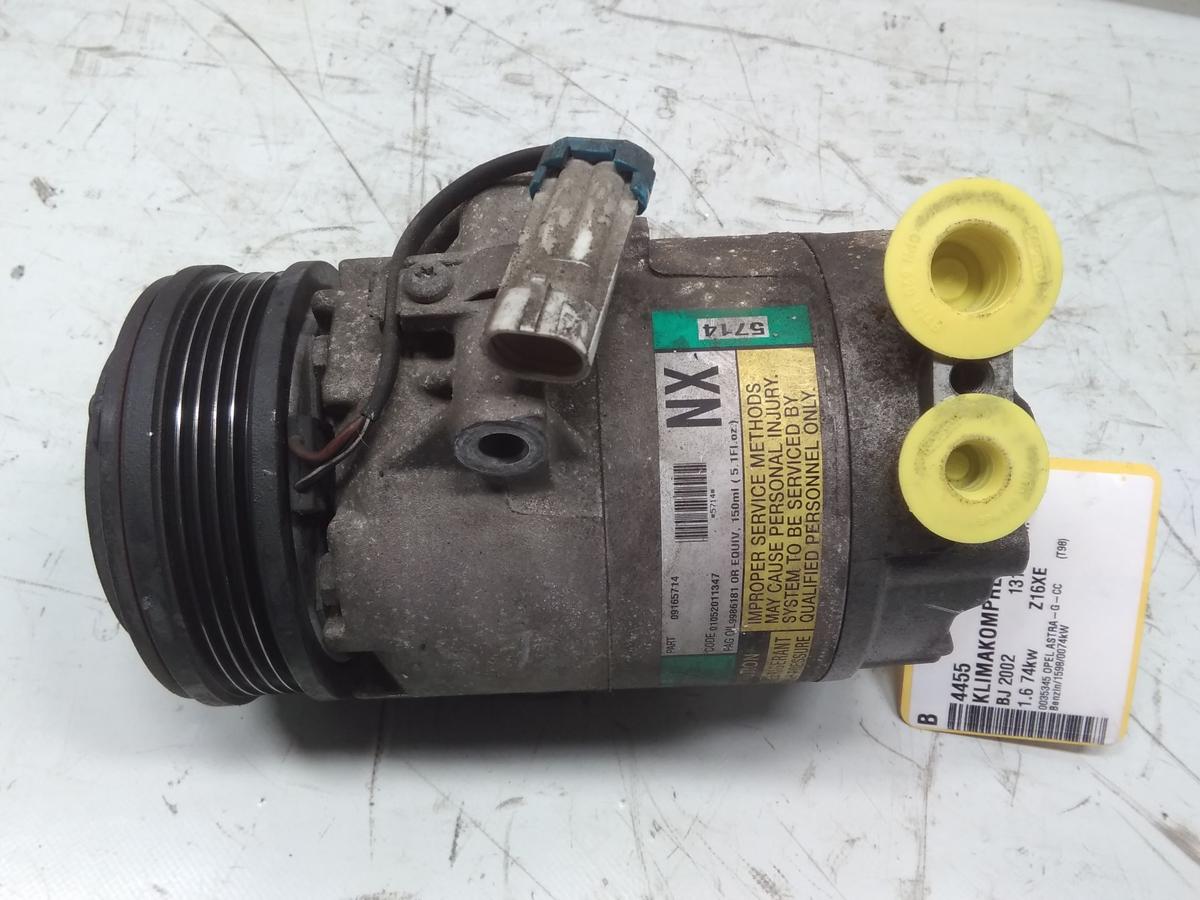 Opel Astra G original Klimakompressor 1.6 74kw Z16XE Bj.2002