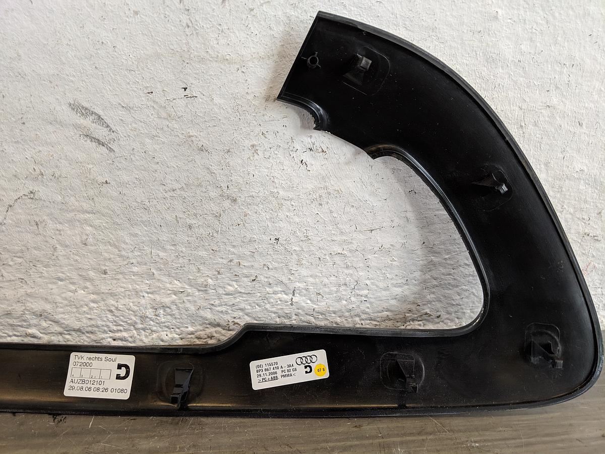 Audi A3 8P Blende Türverkleidung rechts 3 türer 8P3867410A Bj.06