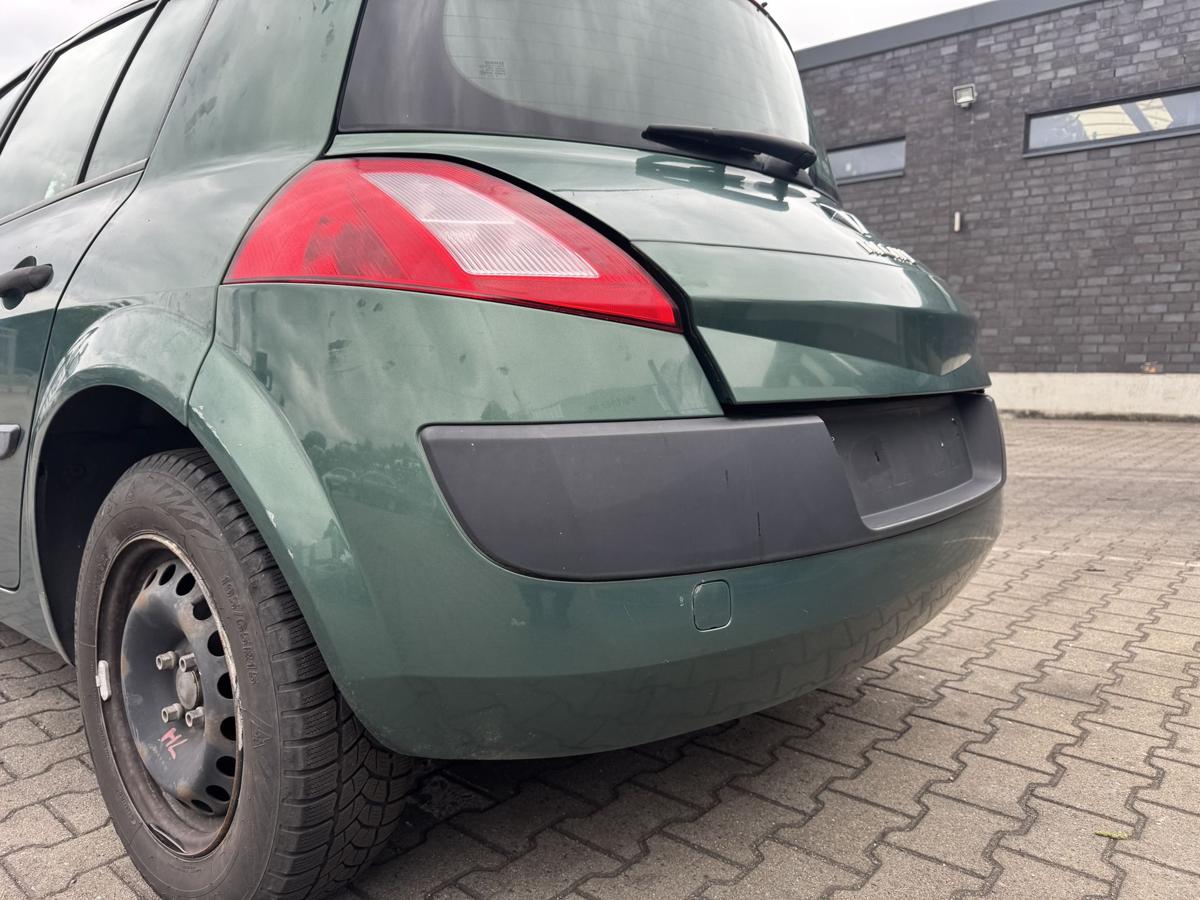 Renault Megane 2 original Sto&szlig;stange Stossf&auml;nger hinten D96 Vert Giverny Flie&szlig;heck Bj.2004